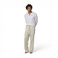 Bone White Straight Leg Jogger