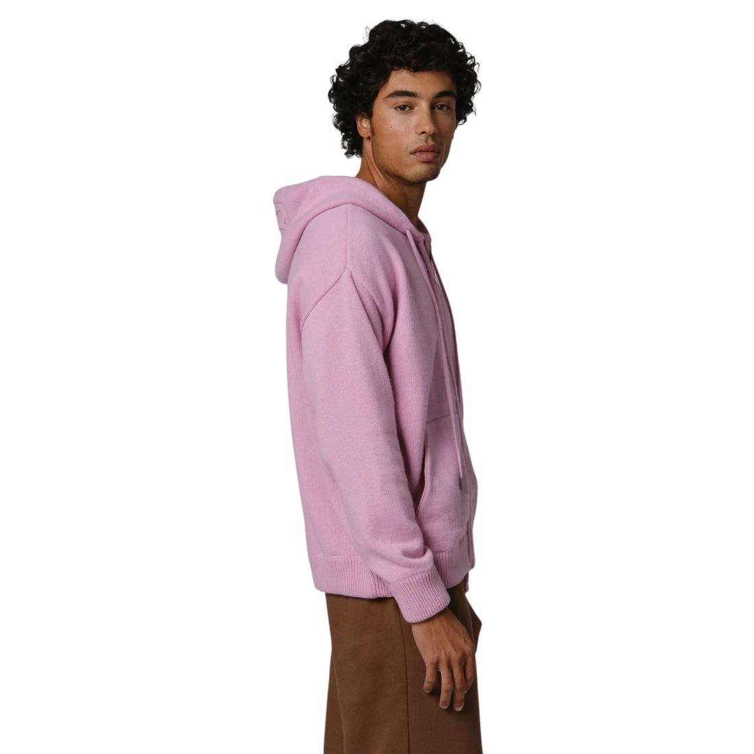 Bubble Gum Pink Cashmere Hoodie