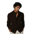 Chocolate Brown Chunky Knit Cardigan